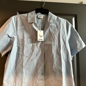 Darling Light Blue Button-Up Shirt